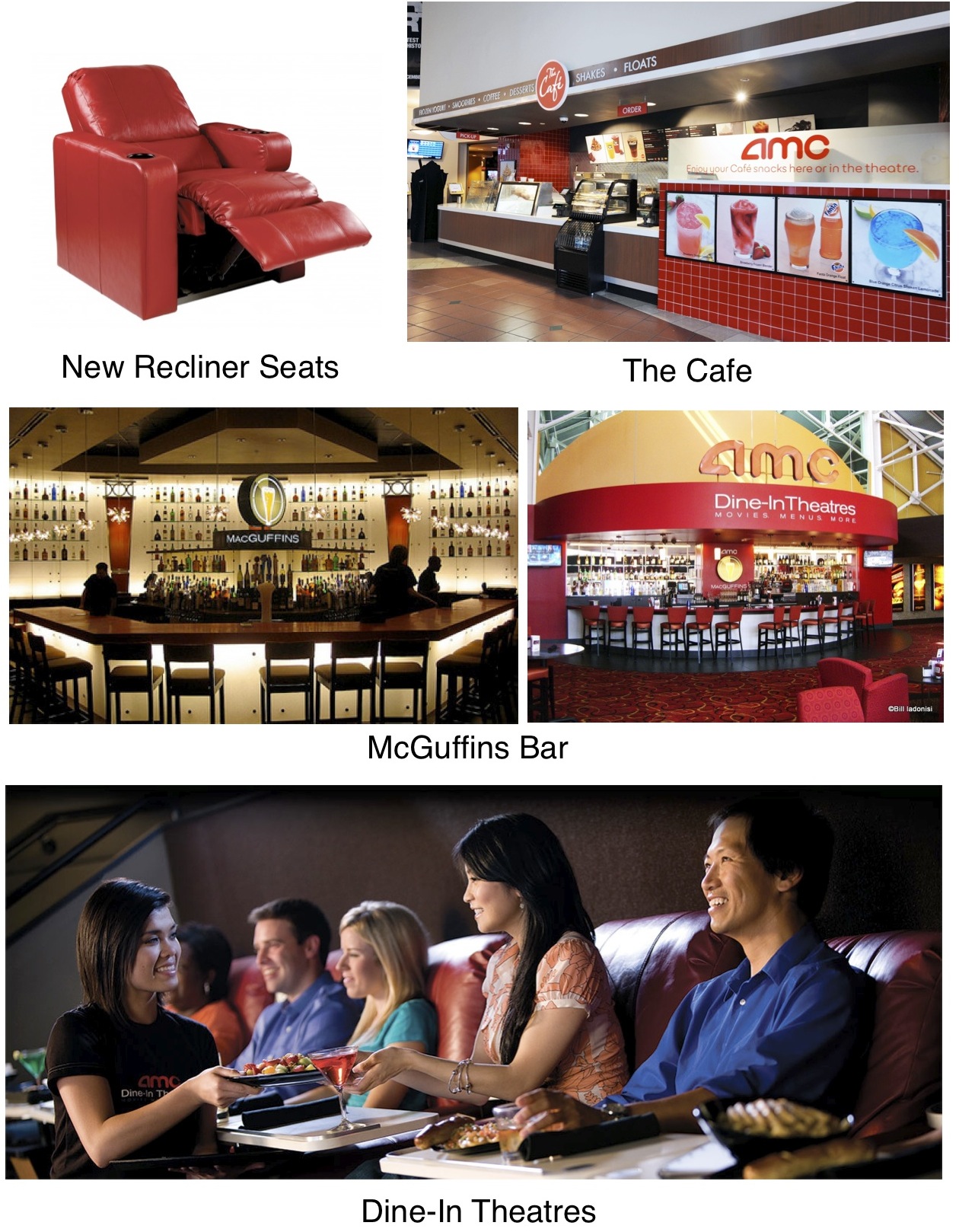 AMC movie goes high fidelity food & beverage