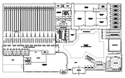 Hybrid-bowling-center-design